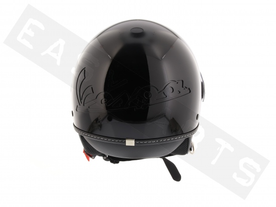 Piaggio Helm Demi Jet VESPA Visor 3.0 Zwart